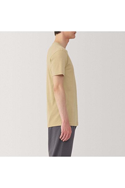 Muji Moisture Wicking Cotton Crew Neck Short Sleeve T-Shirt
