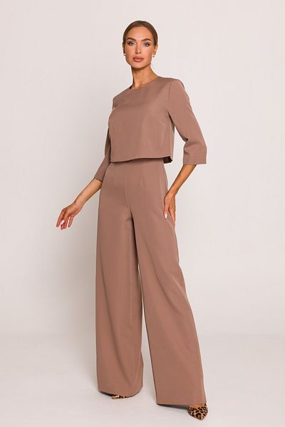 Made of Emotion Jumpsuit with a double-layered top and wide legs