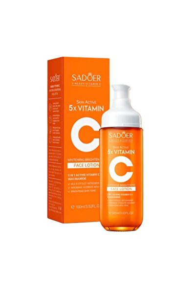 SADOER Loțiune facială Skin Active cu 5x vitamina C