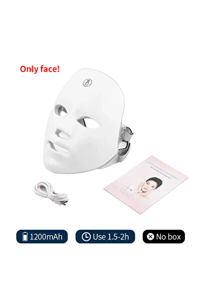 Choice1 جهاز تجميل الوجه اللاسلكي Face-1200mAh المزود بـ 7 ألوان LED، يعمل با...