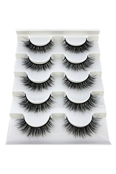 choice2 5pairs-RX-16 5 Pairs 3D Mink Lashes False Eyelashes Fluffy Thick Cros...