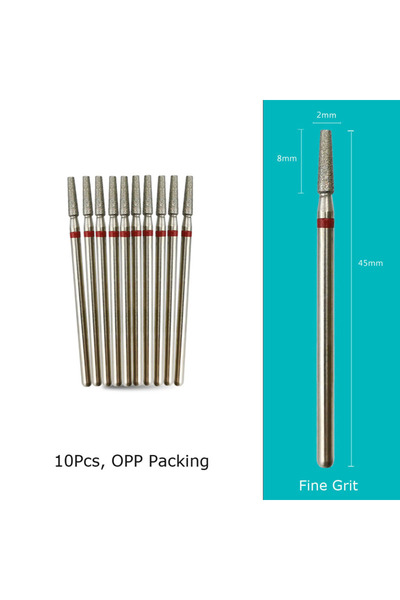 Choice9 BM0208D-F(D) HYTOOS رؤوس مثقاب أظافر، قواطع ماسية لقص أظافر اليد، قاط...