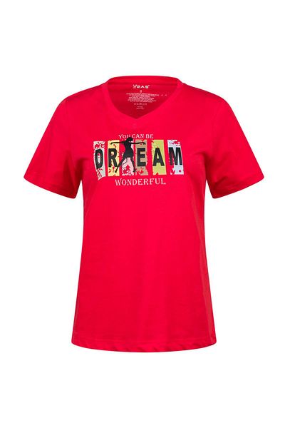 2AS Alone Printed V-Neck Women's T-Shirt 404