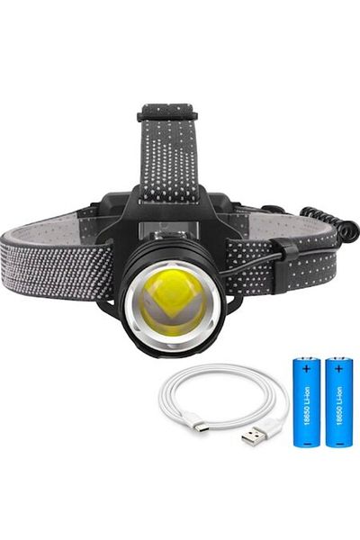 figga Powerful Headlamp FiGGA® LED XHP-160.2, 48000 Lumens, 1600 Meters Distance, 5000K, 2 Rechargeable 1