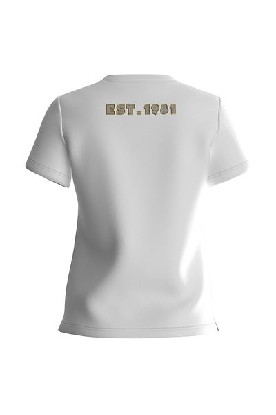 Guess Tricou alb pentru femei cu gât crew - W4RI30I3Z14-G011