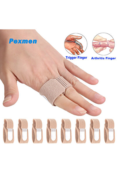 Choice 1 قطعة من Pexmen 1/2/5/10 قطع من لفافات Finger Buddy لعلاج الإصبع المك...