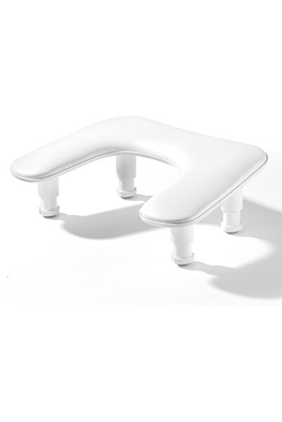 Choice1 وسادة يد U2 بيضاء اللون مزودة بيدين لتزيين الأظافر، مع حامل قابل للإز...