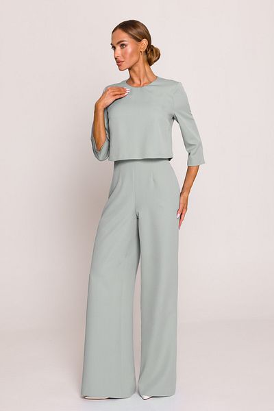 Made of Emotion Jumpsuit with a double-layered top and wide legs