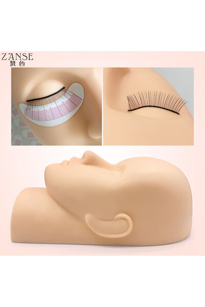 Choice 1 قطعة قالب رأس وهمية رأس عارضة أزياء تدريب ماكياج نموذج العين الوجه ا...