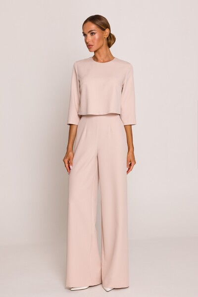 Made of Emotion Jumpsuit with a double-layered top and wide legs