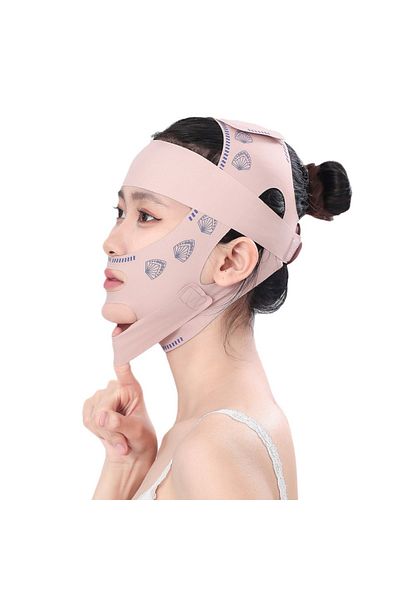 Choice3 A 1pc Chin Cheek Slimming Bandage V Shaper Lifting Mask Face Lifting V-Line Shaping Bandage Anti Wr.