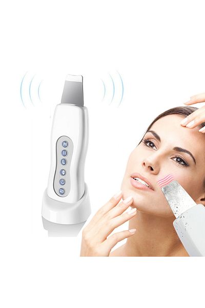 Choice Ultrasonic Skin Scrubber Deep Facial Cleaner Ion Acne Blackhead Remover Peeling Shovel Cleaner Fa...