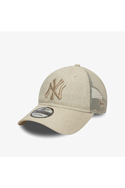 NEW ERA Mlb Linen New York Yankees Unisex Beige Hat