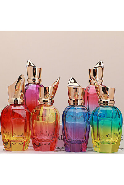 Choice 50ML random 1 Pc Perfume Bottle 30ML 50ML Glass Colorful Large Capacit...
