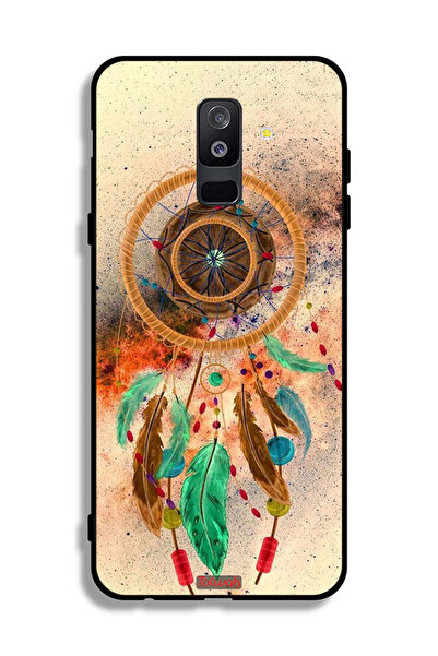 Tolwak غطاء حماية لهاتف سامسونج جالاكسي A6 بلس (2018) بتصميم ماندالا ريش معلق