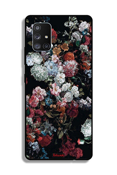 Tolwak غطاء حماية لهاتف سامسونج جالاكسي A71 5G بنقشة ورود عتيقة