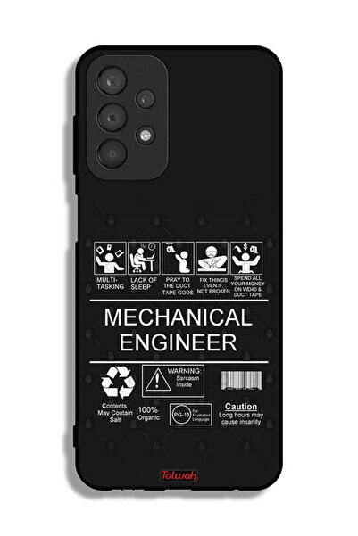 Tolwak غطاء حماية لهاتف Samsung Galaxy A23 - ملصق مهندس ميكانيكي