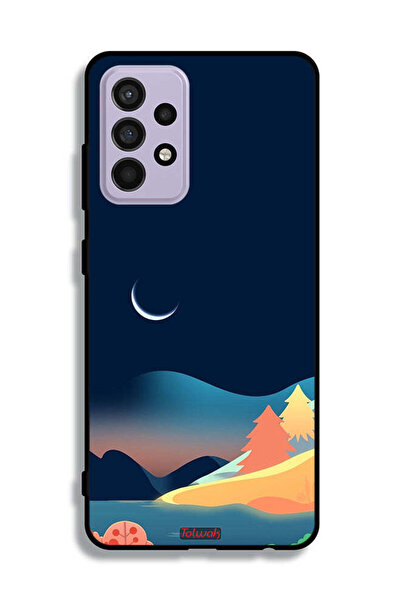 Tolwak غطاء حماية لهاتف سامسونج جالاكسي A52s 5G برسومات تجريدية للقمر