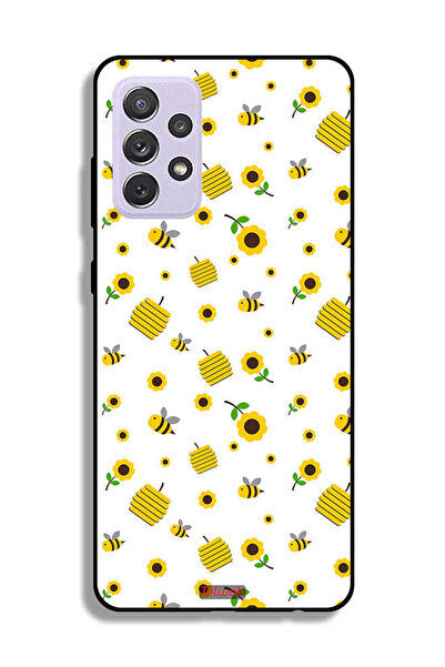 Tolwak غطاء حماية لهاتف سامسونج جالاكسي A72 5G بنقشة عباد الشمس والنحل
