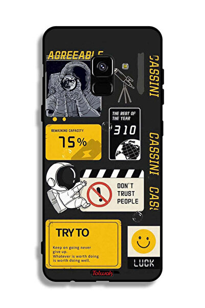 Tolwak غطاء حماية لهاتف Samsung Galaxy A8 Plus (2018) بتصميم رائد فضاء