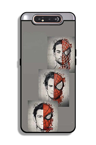 Tolwak غطاء حماية لهاتف سامسونج جالكسي A80 برسومات سبايدر مان