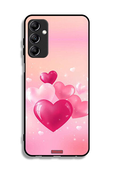 Tolwak Samsung Galaxy A24 4G Protective Case Cover Beautiful Hearts Art