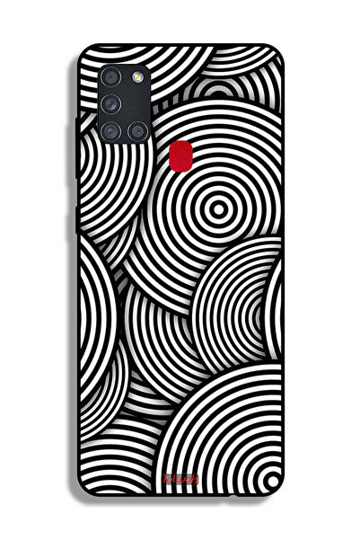 Tolwak غطاء حماية لهاتف سامسونج جالكسي A21s بنمط دوائر وهمية