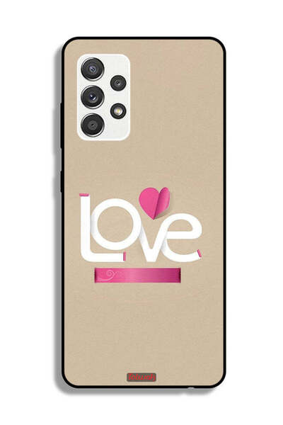 Tolwak Samsung Galaxy M32 5G Protective Case Cover Love Art