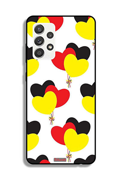 Tolwak Samsung Galaxy M32 5G Protective Case Cover Three Hearts Bunch