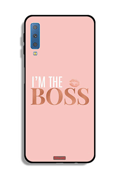 Tolwak غطاء حماية لهاتف Samsung Galaxy A7 (2018) "أنا الرئيس"