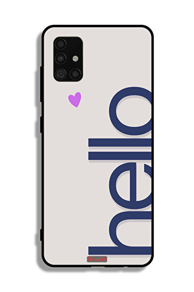 Tolwak Samsung Galaxy A51 4G Protective Case Cover Hello