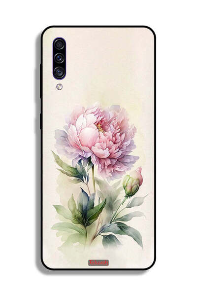 Tolwak غطاء حماية لهاتف Samsung Galaxy A50 بتصميم فني بألوان مائية وردية