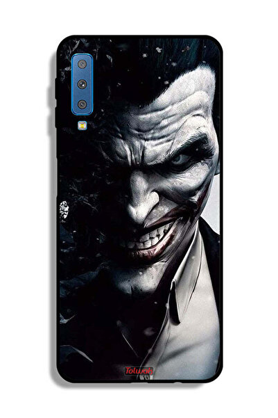 Tolwak غطاء حماية لهاتف Samsung Galaxy A7 (2018) بتصميم نصف وجه الجوكر