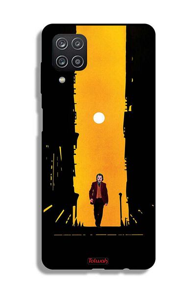 Tolwak غطاء حماية لهاتف Samsung Galaxy A12 بتصميم جوكر، عمل فني رقمي تجريدي