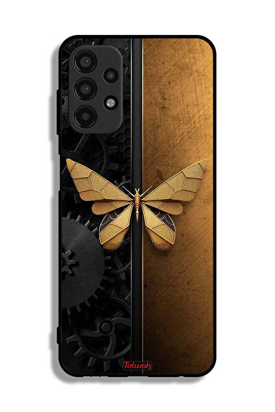 Tolwak Samsung Galaxy A13 4G Protective Case Cover Steel Butterfly