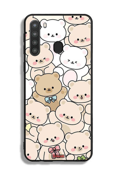 Tolwak غطاء حماية لهاتف سامسونج جالكسي A21 بنقشة الدببة