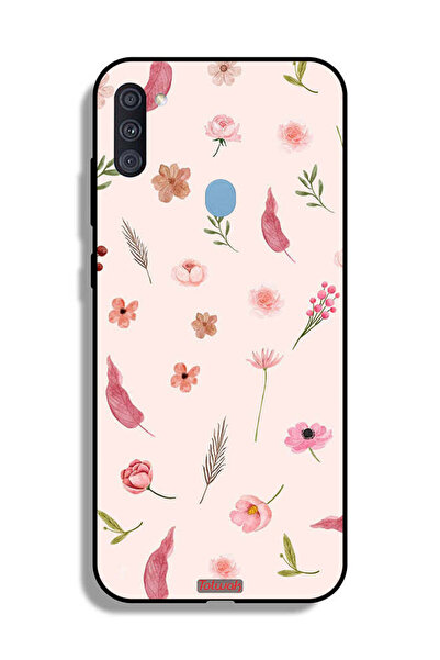 Tolwak Samsung Galaxy A11 Protective Case Cover Leaves And Roses Pattern