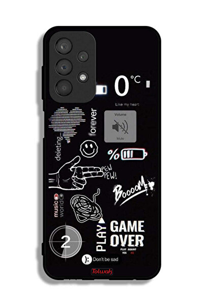 Tolwak غطاء حماية لهاتف Samsung Galaxy A23 - لعبة انتهت - بيو بيو