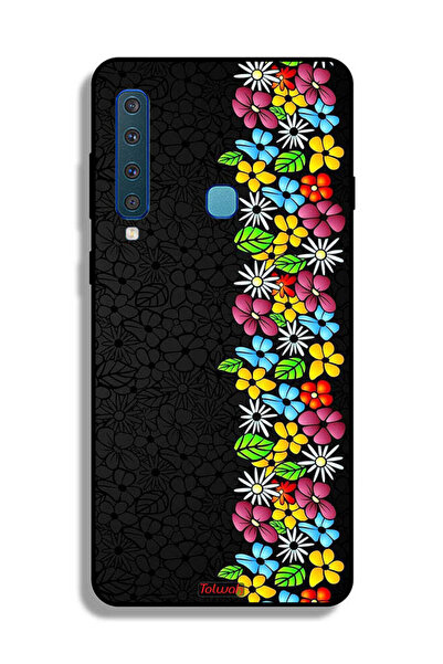 Tolwak غطاء حماية لهاتف Samsung Galaxy A9 (2018) من Flowers Line