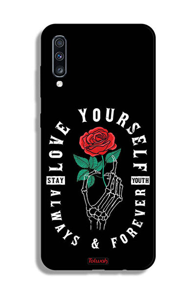 Tolwak غطاء حماية لهاتف Samsung Galaxy A70 - أحب نفسك دائمًا