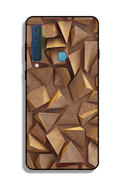 Tolwak غطاء حماية لهاتف Samsung Galaxy A9 (2018) من قطع خشبية فنية