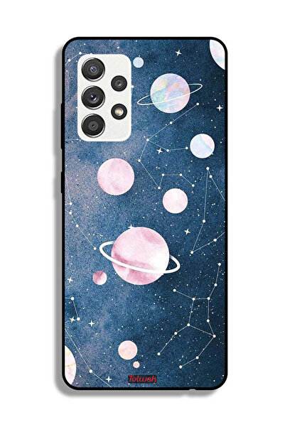 Tolwak Samsung Galaxy M32 5G Protective Case Cover Space Art