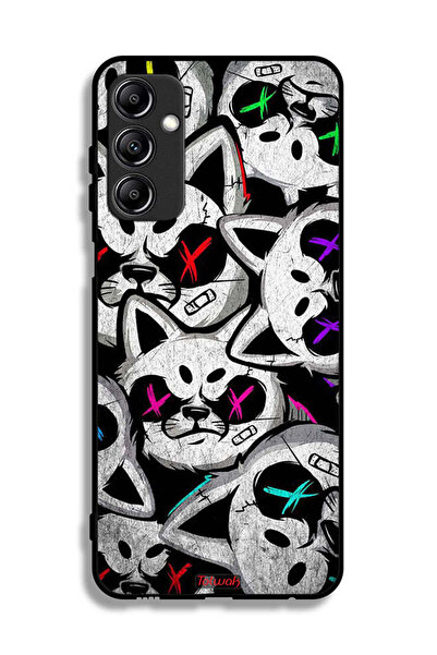 Tolwak غطاء حماية لهاتف سامسونج جالاكسي A24 4G بنقشة قطط مارشميلو