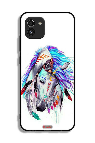 Tolwak Samsung Galaxy A03 Protective Case Cover Horse