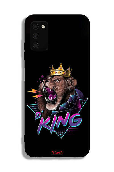 Tolwak غطاء حماية لهاتف سامسونج جالاكسي A02s برسومات الأسد الملك