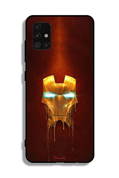 Tolwak غطاء حماية لهاتف سامسونج جالاكسي A51 5G بطبعة الرجل الحديدي مارفل كوميكس