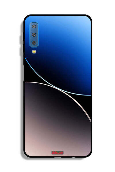 Tolwak غطاء حماية لهاتف Samsung Galaxy A7 (2018) بنمط خطوط منحنية
