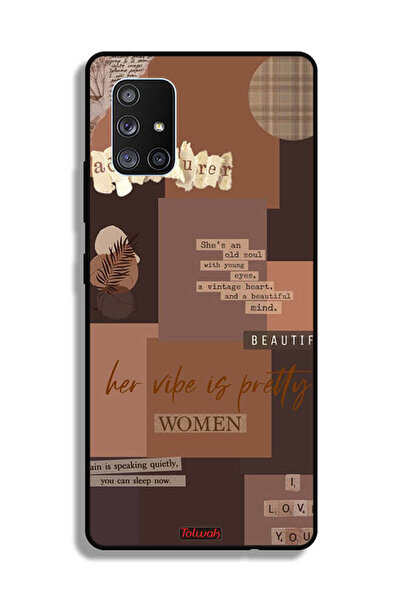 Tolwak Samsung Galaxy A71 5G Protective Case Cover Adventurer Women