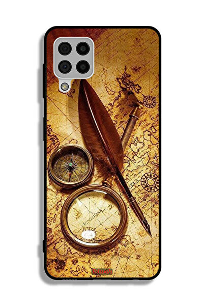 Tolwak غطاء حماية لهاتف سامسونج جالاكسي A22 4G بتصميم بوصلة عتيقة