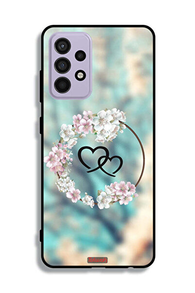 Tolwak غطاء حماية لهاتف سامسونج جالاكسي A52s 5G برسومات قلوب في خاتم
